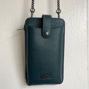 Coach Green Crossbody for Phone